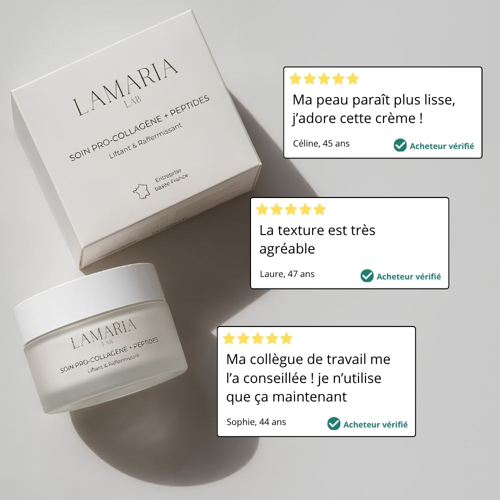 Soin Pro-Collagène + Peptides - Liftant & Raffermissant
